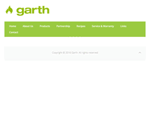 Tablet Screenshot of garth.com.au